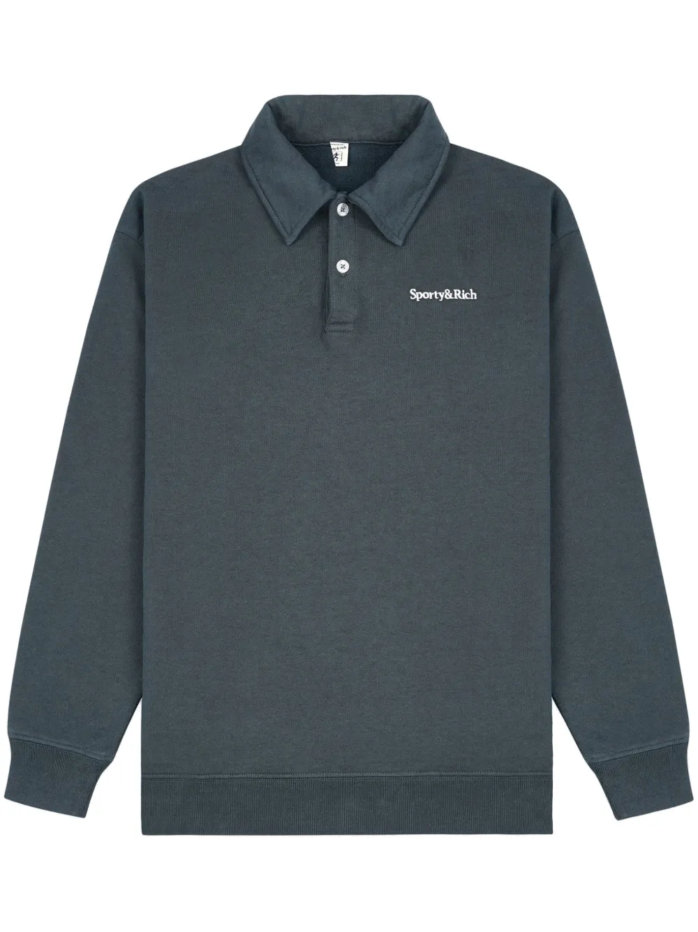 Рубашка поло с вышитым логотипом Sporty & Rich, синий
Рубашка поло с вышитым логотипом Sporty & Rich, синий