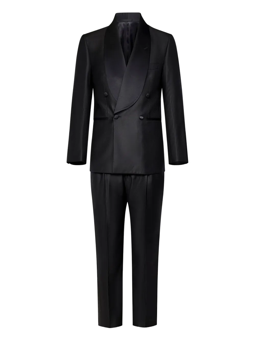 Костюм Stefano De Martino с двубортным пиджаком FRANZESE COLLECTION, черный 
Костюм Stefano De Martino с двубортным пиджаком FRANZESE COLLECTION, черный