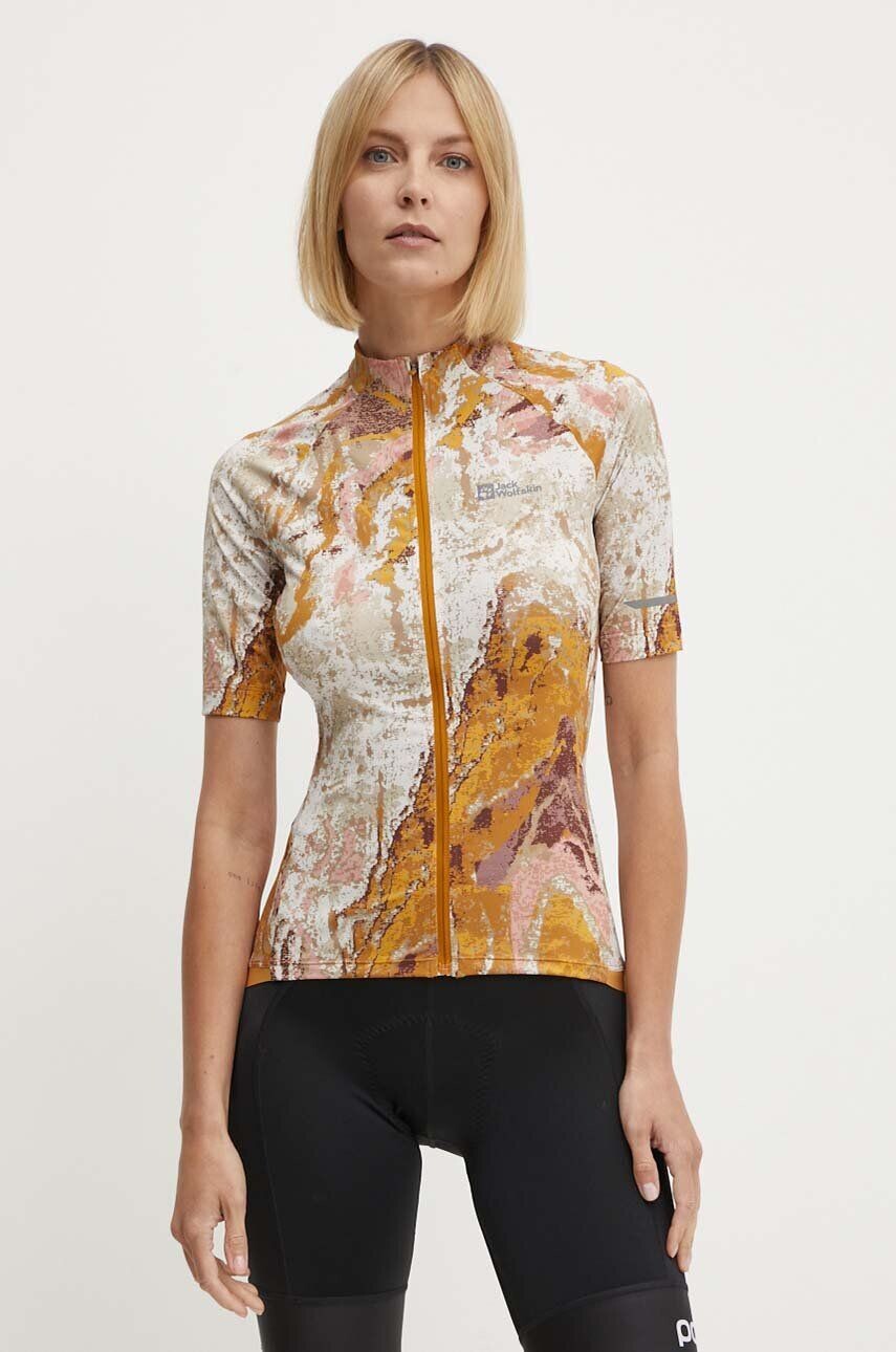 Велосипедная футболка с принтом Gravex Jack Wolfskin, желтый
Велосипедная футболка с принтом Gravex Jack Wolfskin, желтый