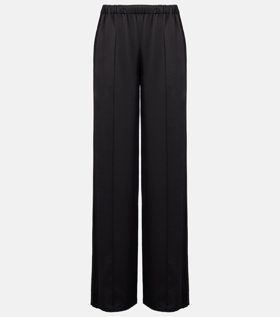 Широкие брюки средней посадки Vince, черный
Широкие брюки средней посадки Vince, черный