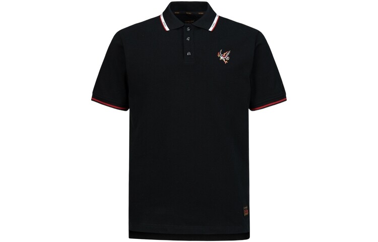 Рубашка поло мужская черная Evisu, черный
Рубашка поло мужская черная Evisu, черный