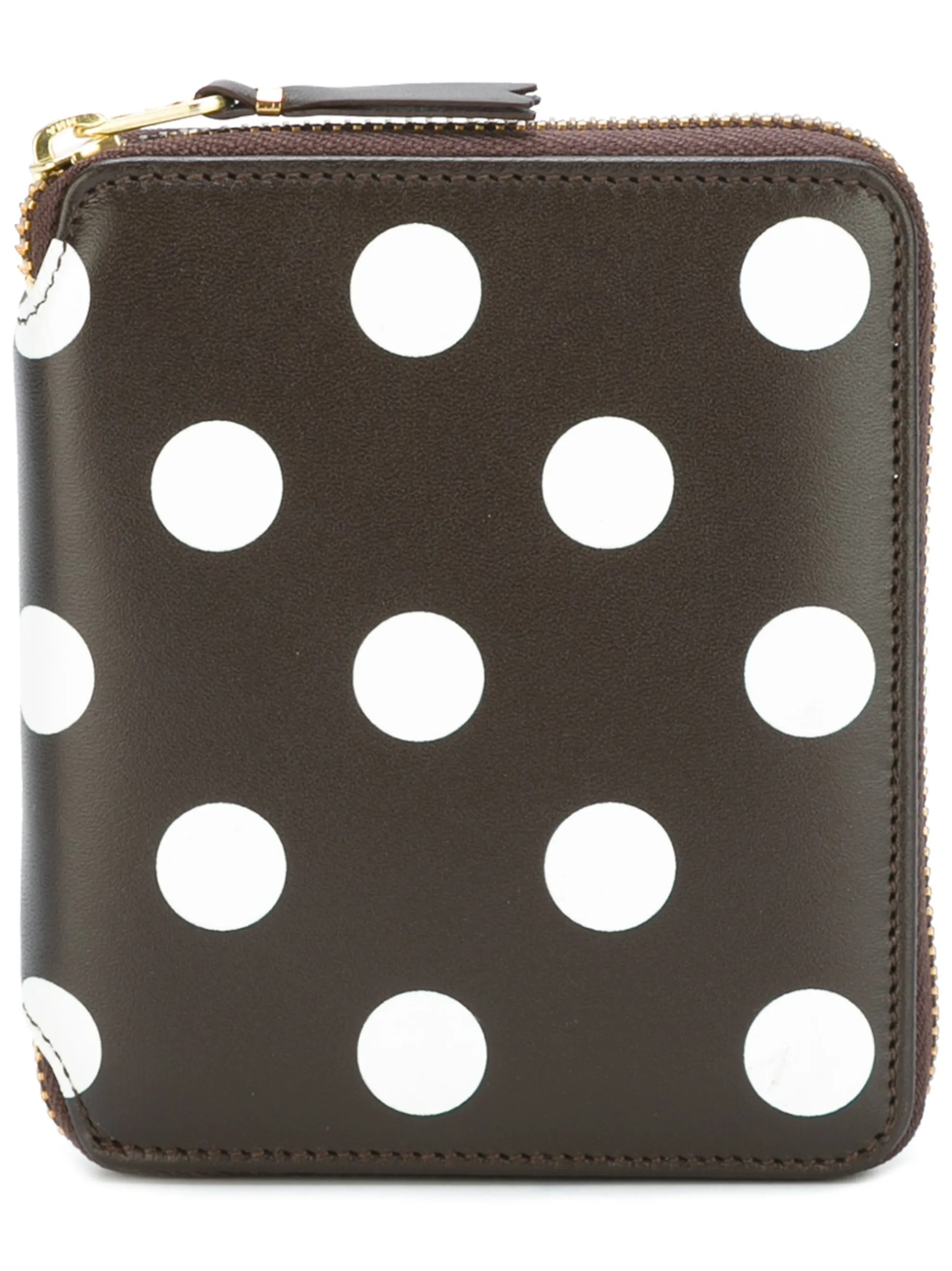 Кошелек в горошек Comme Des Garçons Wallet, коричневый
Кошелек в горошек Comme Des Garçons Wallet, коричневый