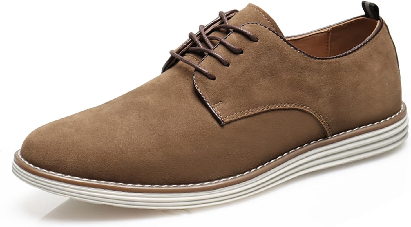 Мужские классические ретро оксфорды из замши, повседневные удобные кроссовки с круглым носком, плоские деловые дерби-кроссовки для формальной работы в офисе, вождения, прогулок и путешествий Nxnbhsl, коричневый
Мужские классические ретро оксфорды из замши, повседневные удобные кроссовки с круглым носком, плоские деловые дерби-кроссовки для формальной работы в офисе, вождения, прогулок и путешествий Nxnbhsl, коричневый