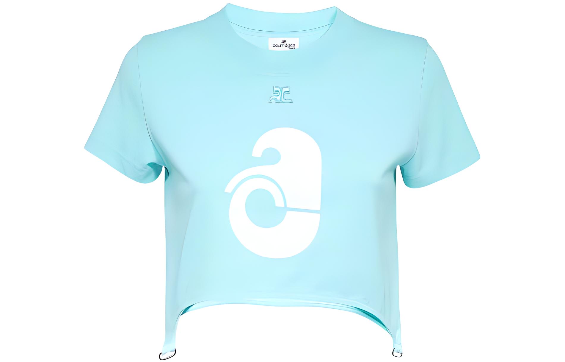 Футболка кроп с эффектом подтяжек Courrèges COURREGES, светло-голубой, Синий, Футболка кроп с эффектом подтяжек Courrèges COURREGES, светло-голубой
Футболка кроп с эффектом подтяжек Courrèges COURREGES, светло-голубой, Синий, Футболка кроп с эффектом подтяжек Courrèges COURREGES, светло-голубой