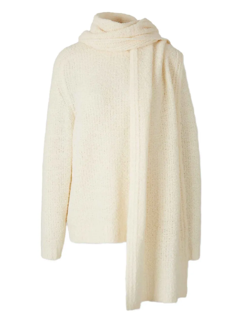 Свитер с шарфом Staud, нейтральный
Свитер с шарфом Staud, нейтральный