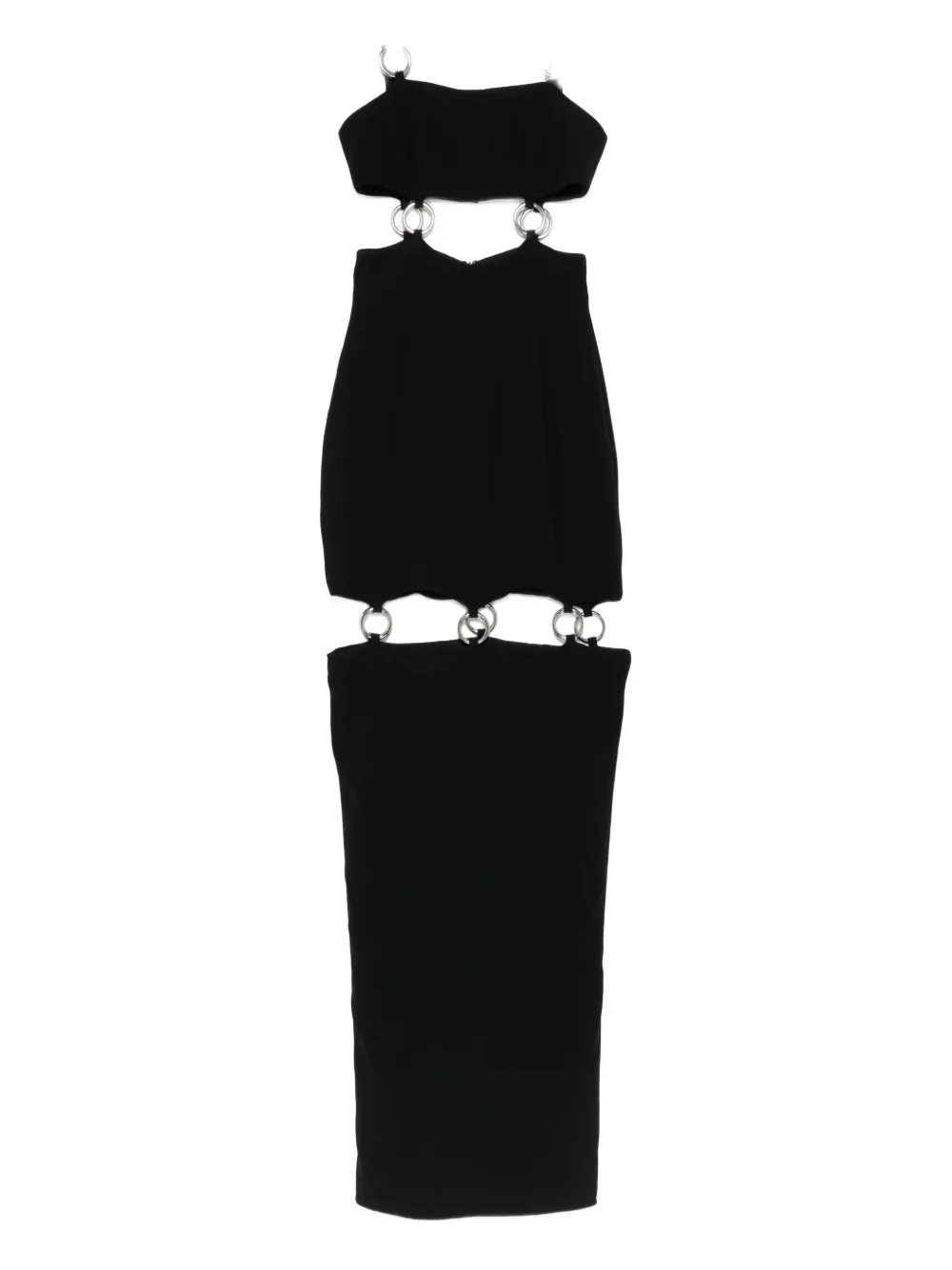 Платье без рукавов с кольцевой отделкой Vestiaire d'un Oiseau Libre, черный
Платье без рукавов с кольцевой отделкой Vestiaire d'un Oiseau Libre, черный