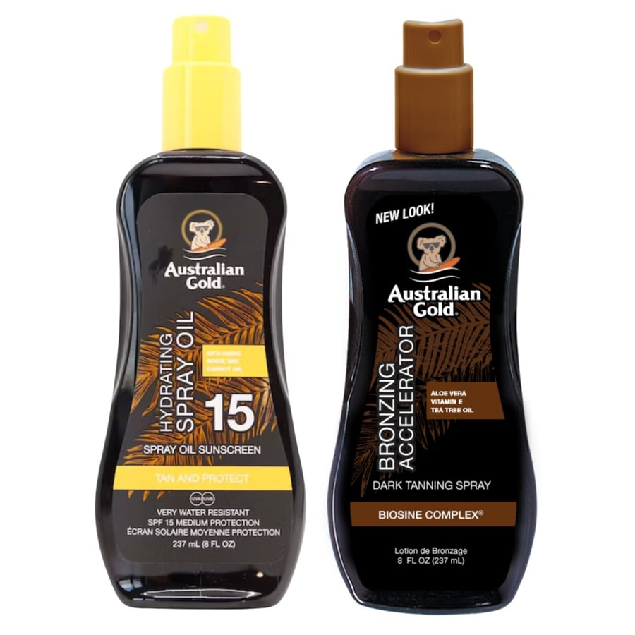 Australian Gold Oil SPF15 + ускоритель темного загара
Australian Gold Oil SPF15 + ускоритель темного загара