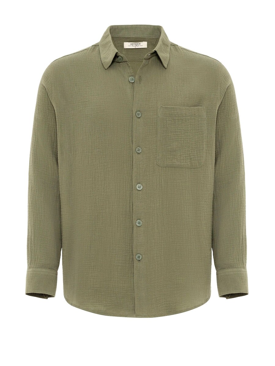 Рубашка обычного кроя на пуговицах Antioch Ilario, хаки
Рубашка обычного кроя на пуговицах Antioch Ilario, хаки