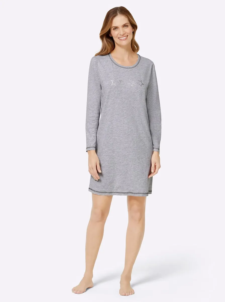 Ночная рубашка из уошпура "Спальни" Wäschepur, серый
Ночная рубашка из уошпура "Спальни" Wäschepur, серый