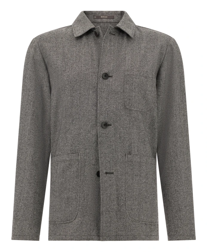 Элегантная рубашка-пиджак Boggi Milano, серый
Элегантная рубашка-пиджак Boggi Milano, серый