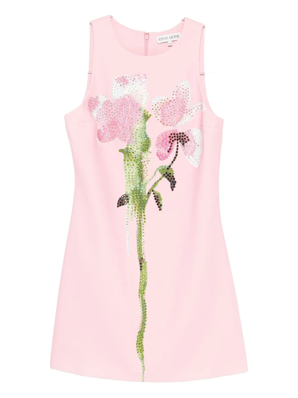 Мини-платье без рукавов, украшенное кристаллами Stine Goya, розовый
Мини-платье без рукавов, украшенное кристаллами Stine Goya, розовый