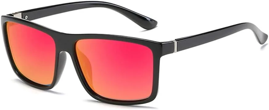 Черные поляризованные солнцезащитные очки для мужчин, зеркальные, синие солнцезащитные очки унисекс, винтажные, с защитой от бликов UV400 SZVVBKK, Black Red
Черные поляризованные солнцезащитные очки для мужчин, зеркальные, синие солнцезащитные очки унисекс, винтажные, с защитой от бликов UV400 SZVVBKK, Black Red