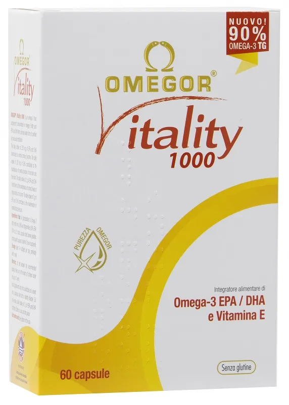 Omegor Vitality 1000 60 капсул Добавка жирных кислот
Omegor Vitality 1000 60 капсул Добавка жирных кислот