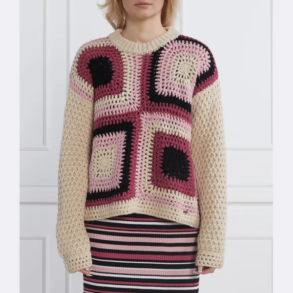 Свитер свободного кроя Tori Pepe Jeans London, мультиколор 
Свитер свободного кроя Tori Pepe Jeans London, мультиколор