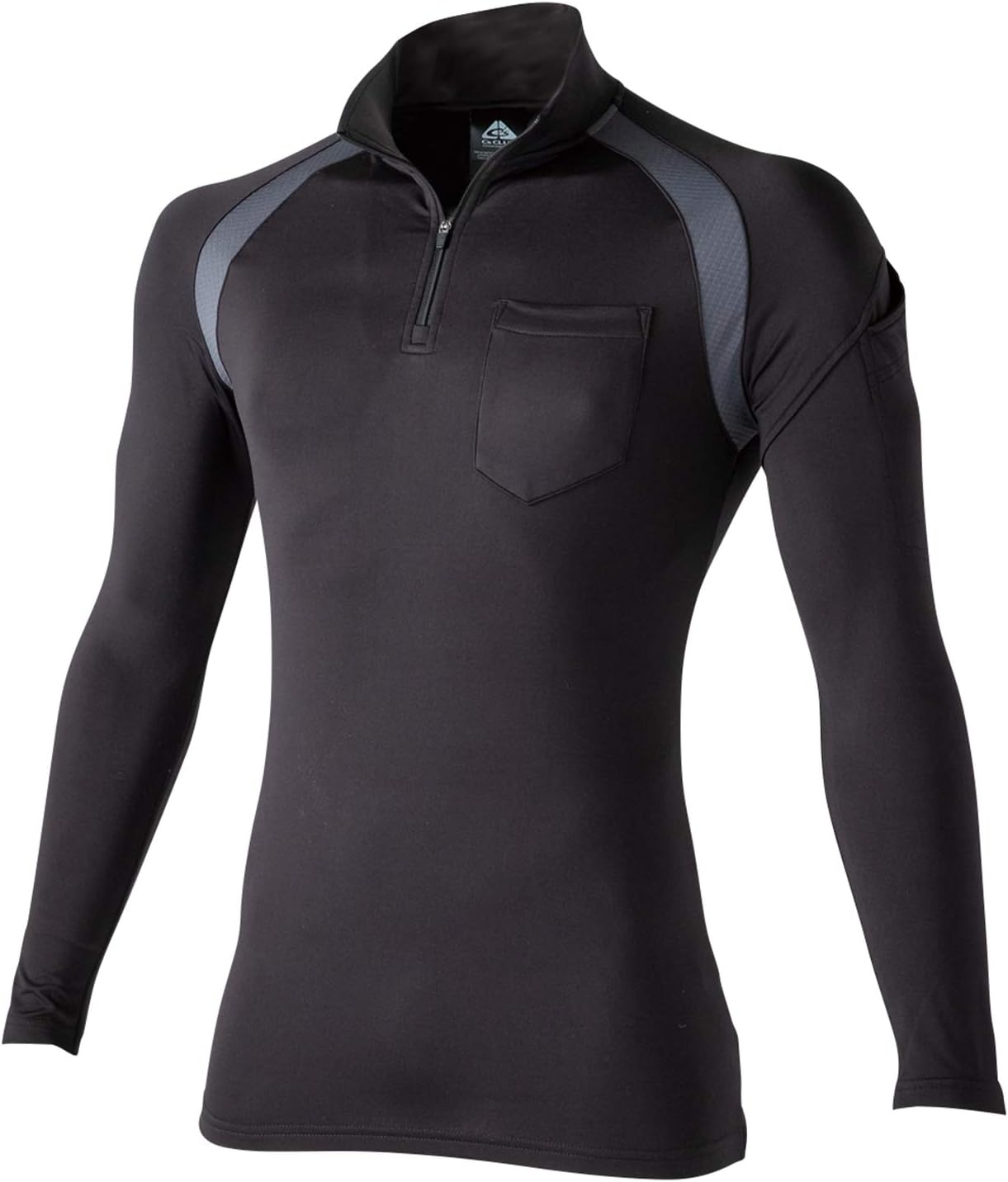 Поло-рубашка с длинными рукавами и половинной молнией C's CLUB 1650, черный
Поло-рубашка с длинными рукавами и половинной молнией C's CLUB 1650, черный