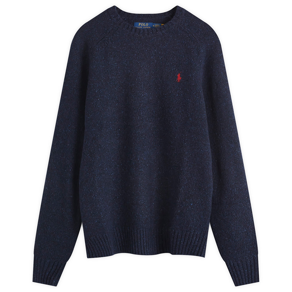 Donegal Wool Blend Long Sleeve Polo Polo Ralph Lauren, синий
Donegal Wool Blend Long Sleeve Polo Polo Ralph Lauren, синий