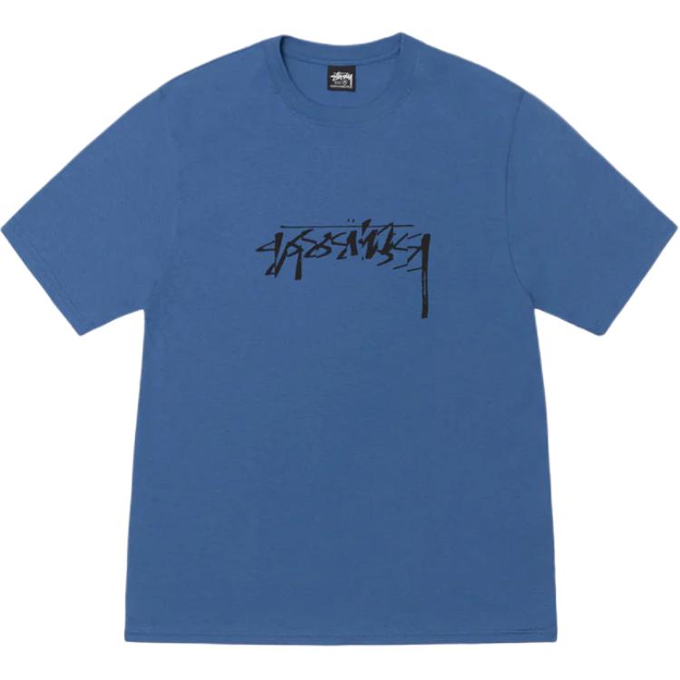Футболка с разрезом Stussy, синий
Футболка с разрезом Stussy, синий