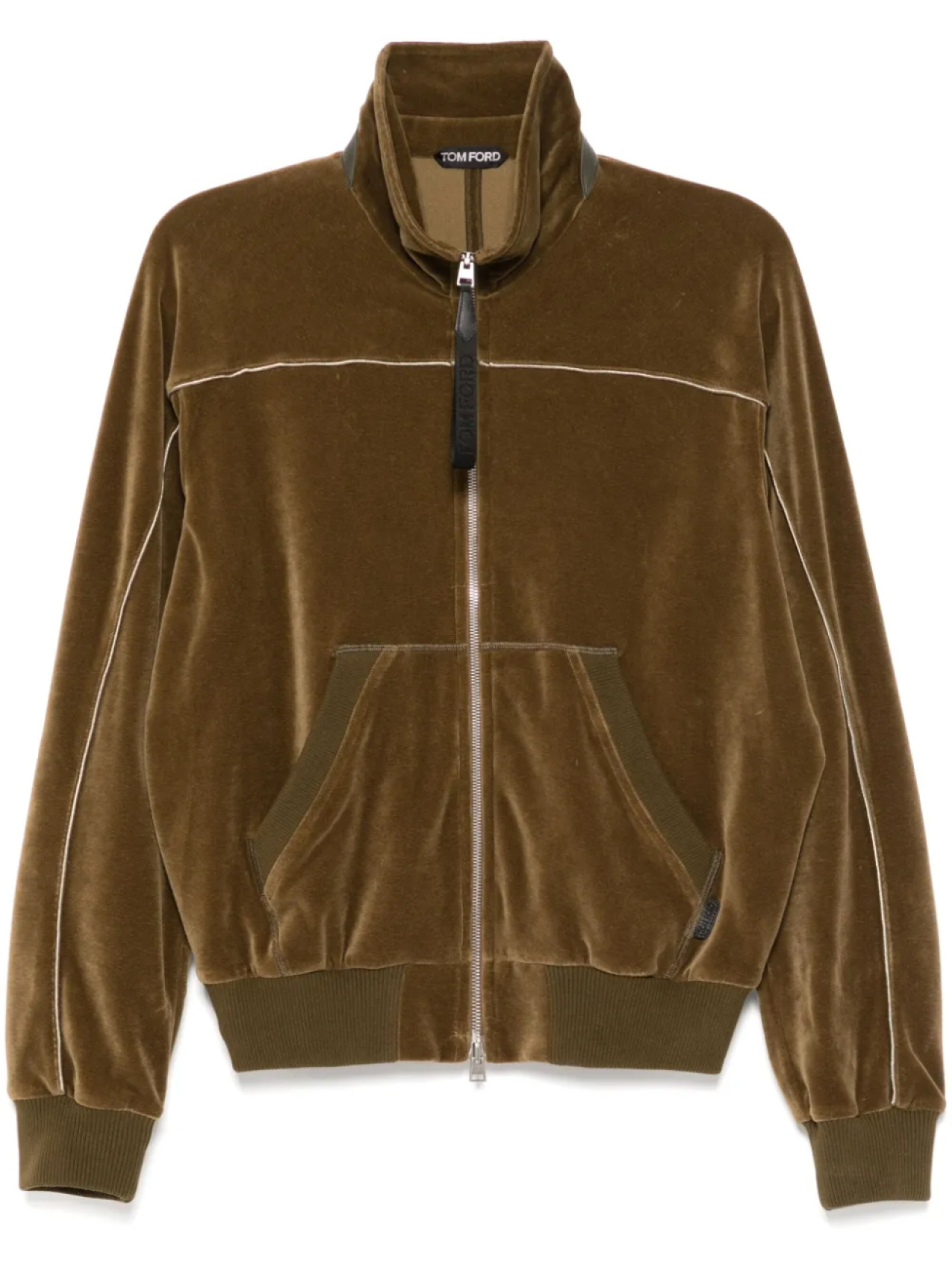 TOM FORD велюровая куртка на молнии, зеленый
TOM FORD велюровая куртка на молнии, зеленый
