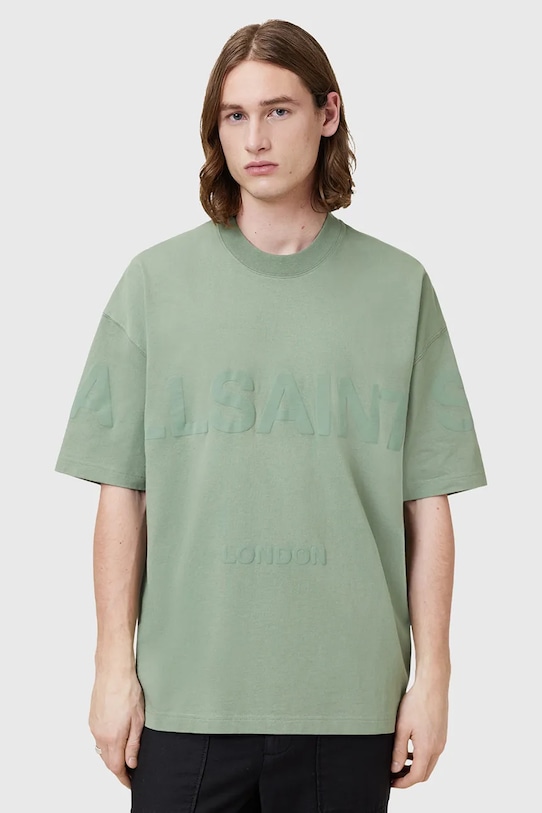 Хлопковая футболка BIGGY Allsaints, зеленый
Хлопковая футболка BIGGY Allsaints, зеленый