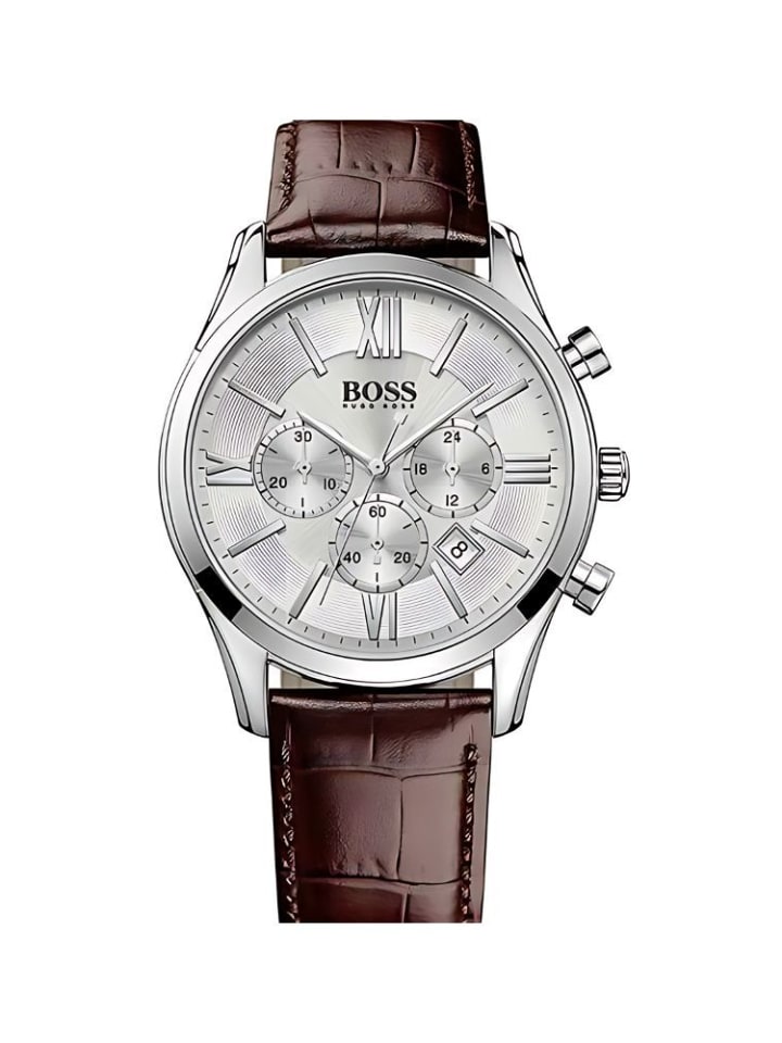 Наручные часы Ambassador Model HB1513195 с кожаным ремешком Hugo Boss
Наручные часы Ambassador Model HB1513195 с кожаным ремешком Hugo Boss