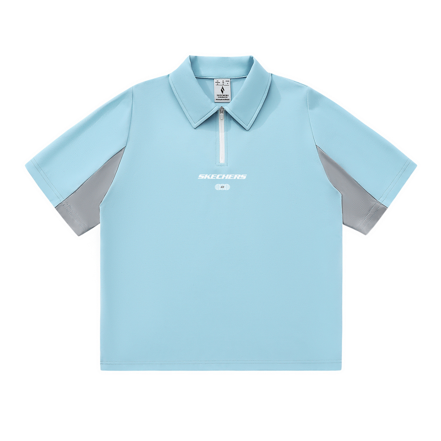 Skechers Yazhuan Series Polo Shirt Unisex Gray Blue
Skechers Yazhuan Series Polo Shirt Unisex Gray Blue