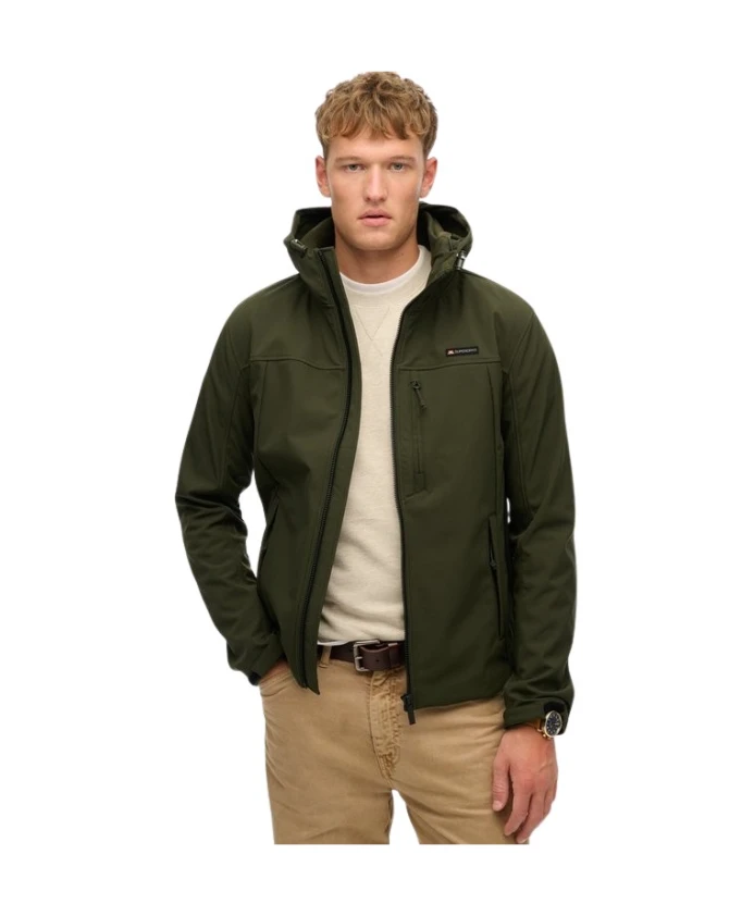 Куртка Trekker Softshell с капюшоном Superdry, зеленый
Куртка Trekker Softshell с капюшоном Superdry, зеленый