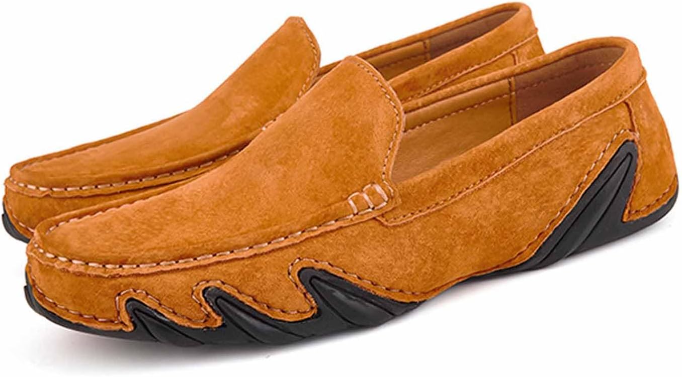 Мужские слипоны DifaBack из замши, удобные туфли-пенни, ручной работы, легкие мягкие повседневные плоские туфли, нескользящие низкие чукка для вождения, коричневый
Мужские слипоны DifaBack из замши, удобные туфли-пенни, ручной работы, легкие мягкие повседневные плоские туфли, нескользящие низкие чукка для вождения, коричневый