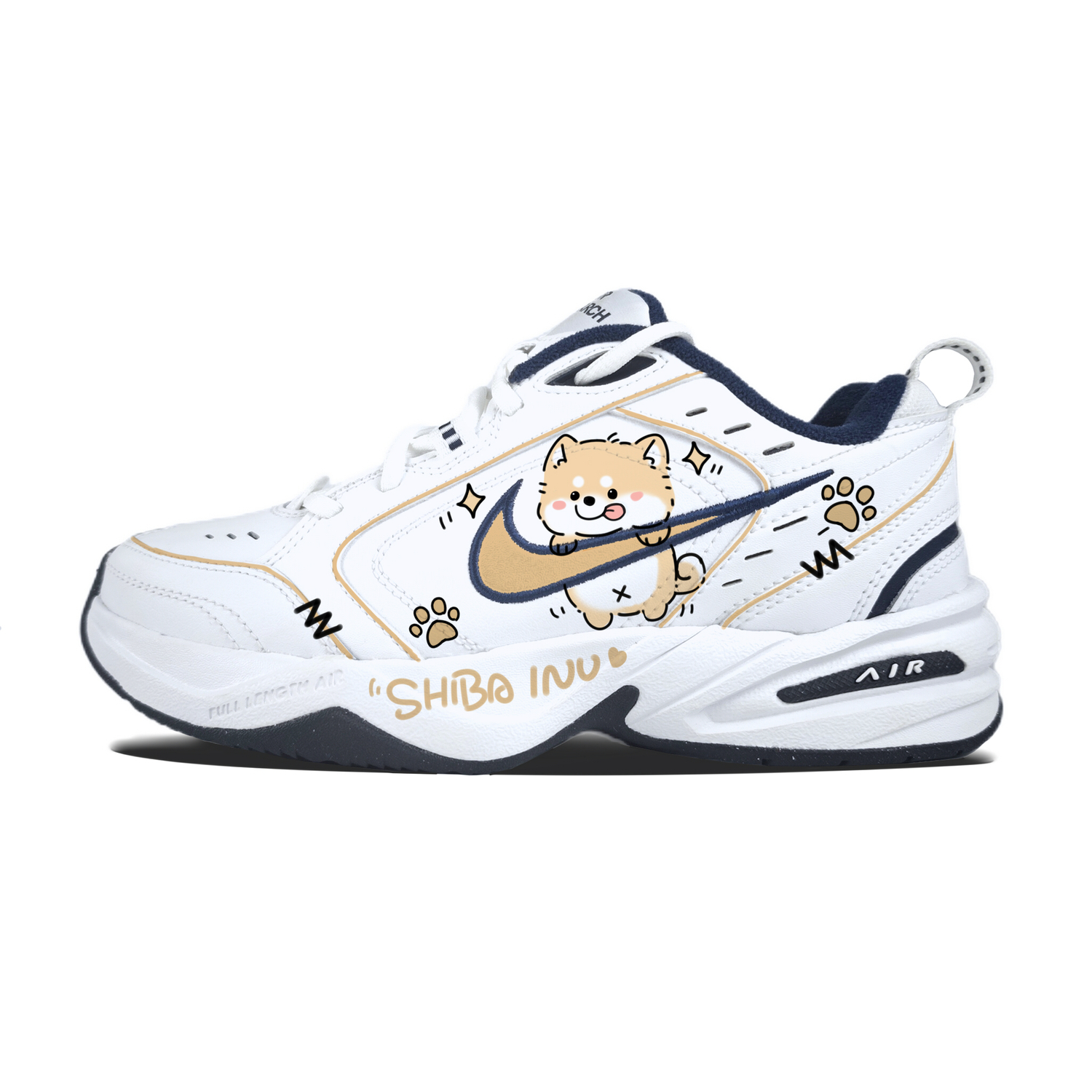 Air Monarch 4 играющий щенок устойчивые к истиранию массивные кроссовки unisex Nike, белый
Air Monarch 4 играющий щенок устойчивые к истиранию массивные кроссовки unisex Nike, белый