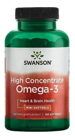 Swanson, Добавка High Concentrate Omega 3, 120 капсул 
Swanson, Добавка High Concentrate Omega 3, 120 капсул