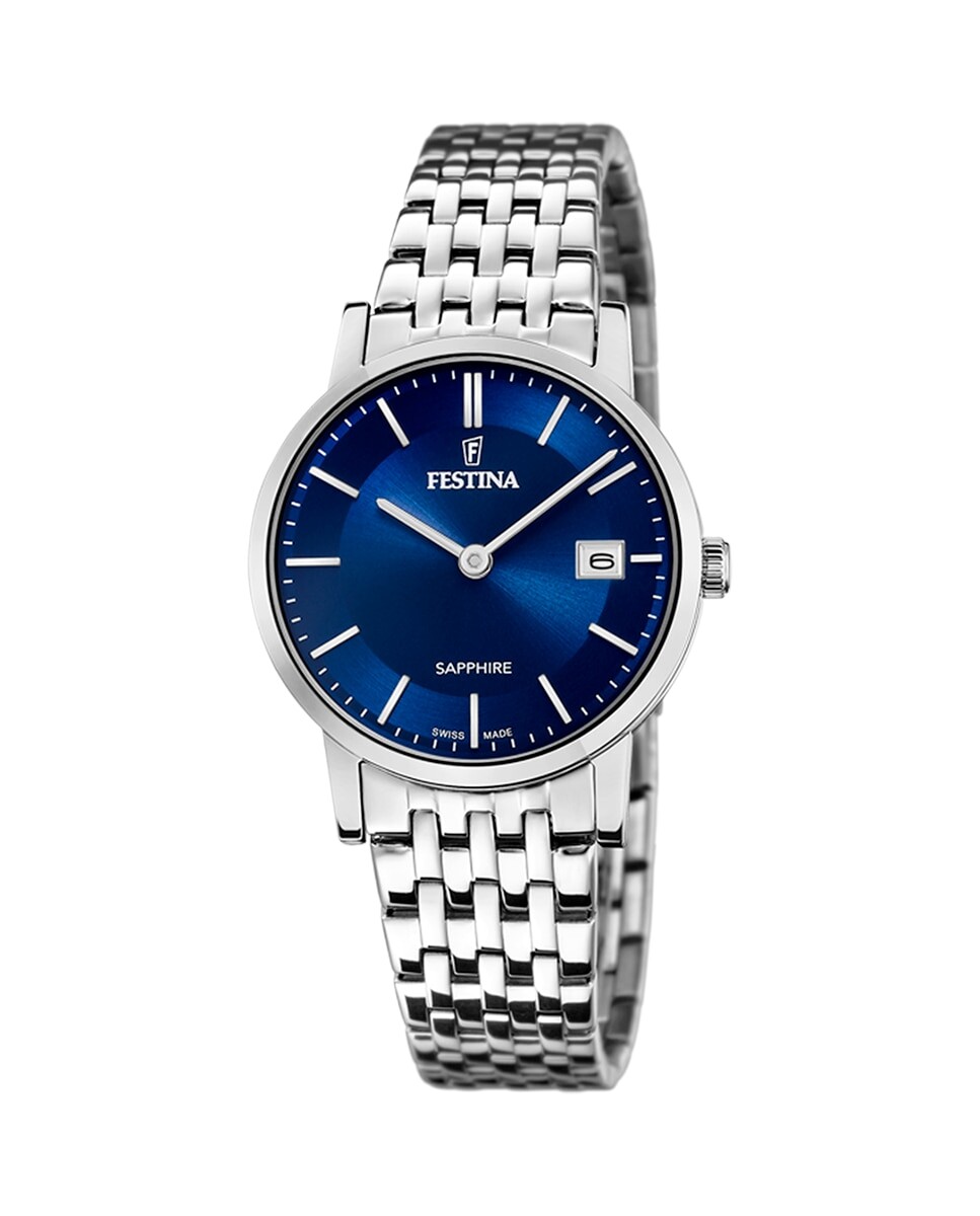 Женские часы F20019/2 Swiss Made из серебристой стали Festina, серебро
Женские часы F20019/2 Swiss Made из серебристой стали Festina, серебро