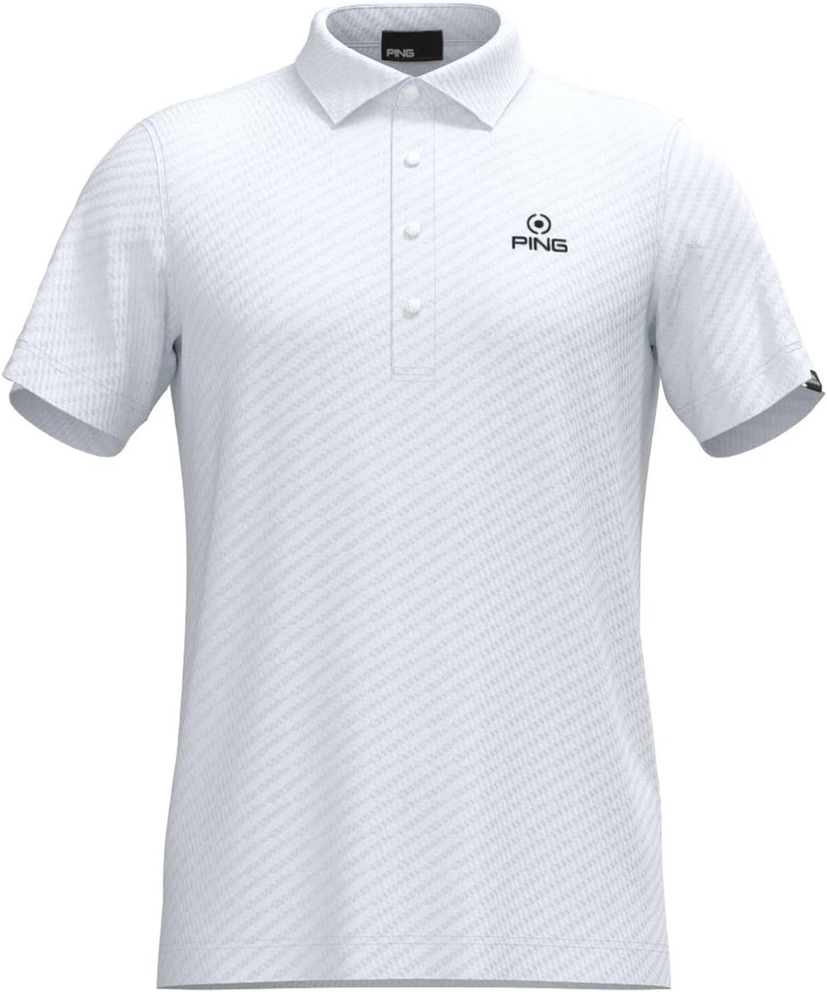 Мужская рубашка-поло с коротким рукавом (алмазный жаккард) / для гольфа / 621-4260805 Ping Apparel, белый
Мужская рубашка-поло с коротким рукавом (алмазный жаккард) / для гольфа / 621-4260805 Ping Apparel, белый