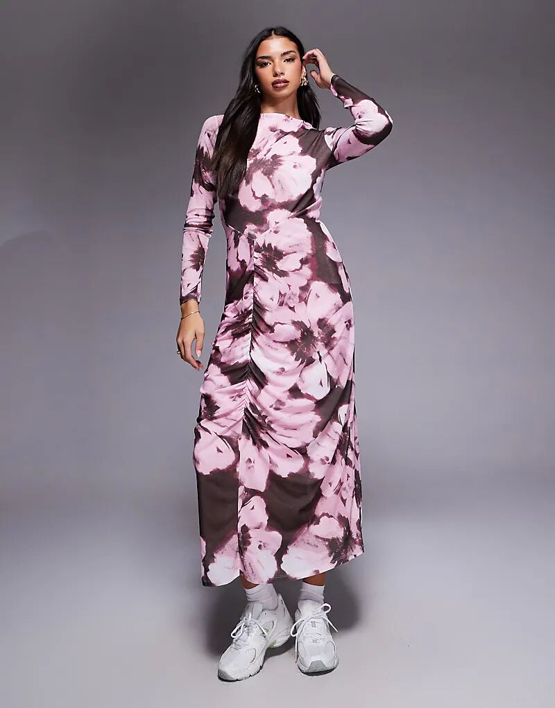 Платье миди ASOS DESIGN из сетки с длинными рукавами и декоративными швами с монохромным абстрактным принтом
Платье миди ASOS DESIGN из сетки с длинными рукавами и декоративными швами с монохромным абстрактным принтом