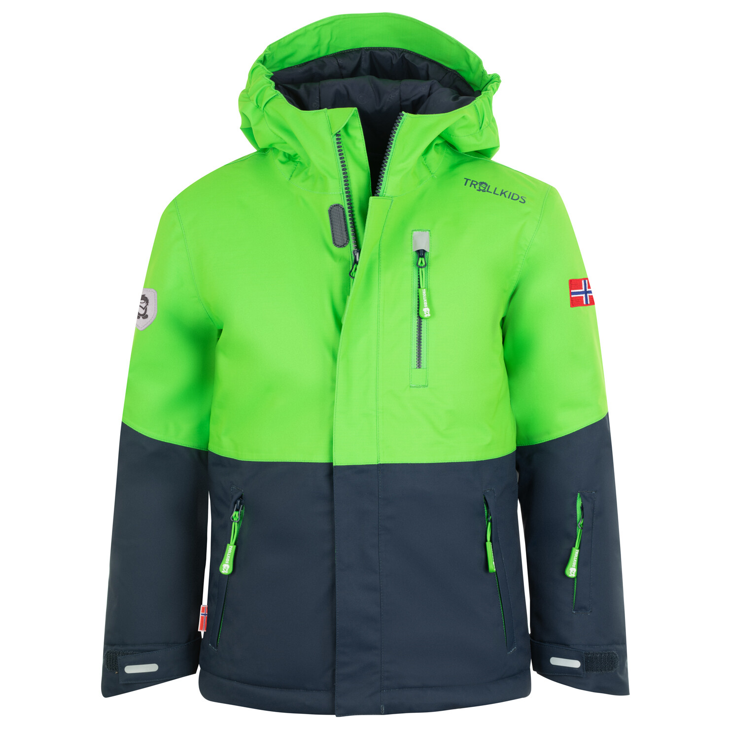 Зимняя куртка Trollkids Kid's Hallingdal, цвет Bright Green/Navy
Зимняя куртка Trollkids Kid's Hallingdal, цвет Bright Green/Navy