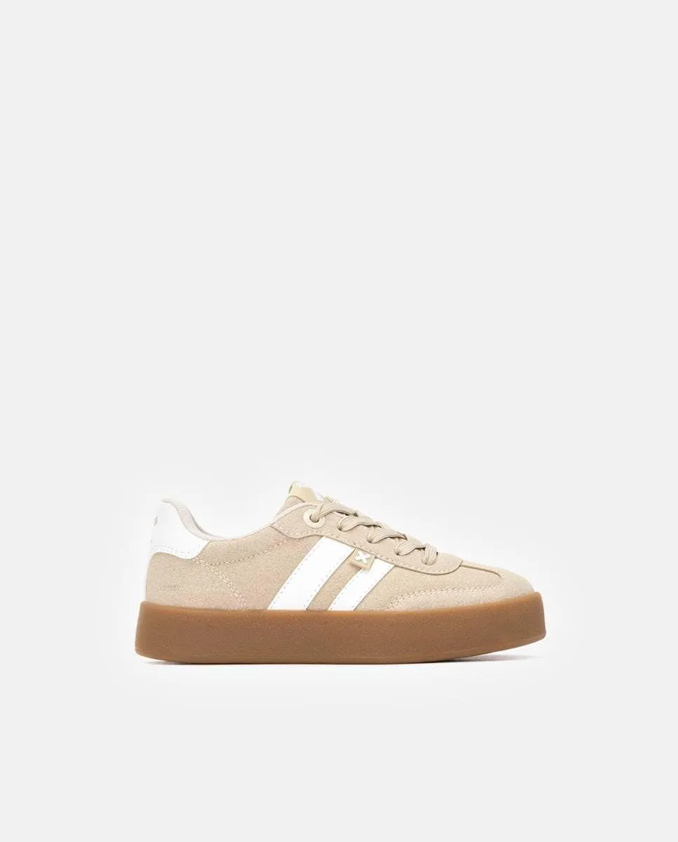 Детские кеды с резиновой подошвой и шнурками Xti, бежевый
Детские кеды с резиновой подошвой и шнурками Xti, бежевый