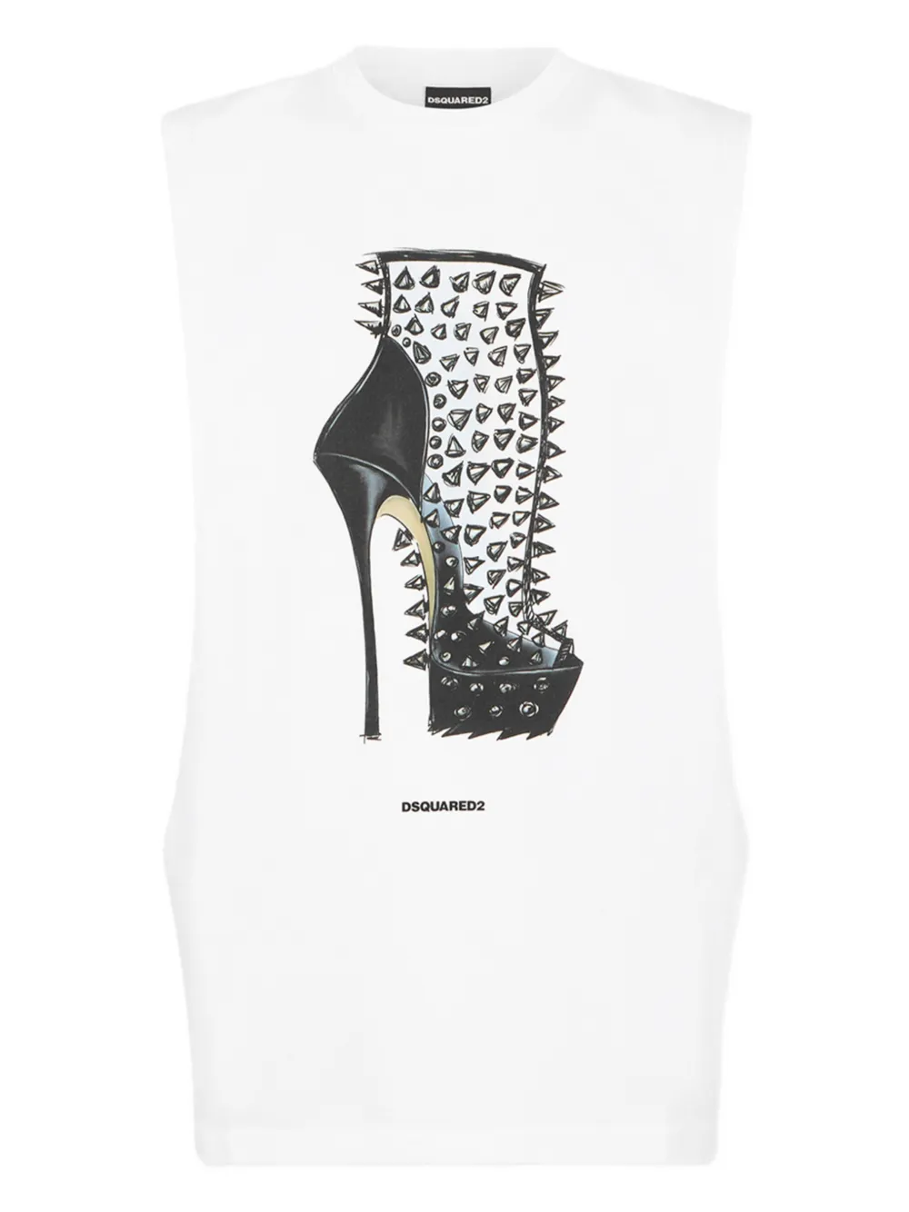 Топ Iconique с графичным принтом Dsquared2, белый
Топ Iconique с графичным принтом Dsquared2, белый