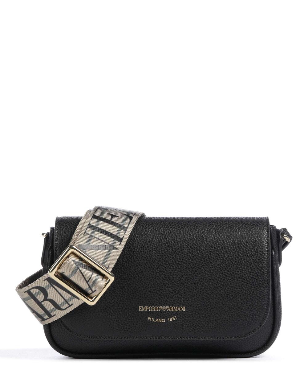 Сумка через плечо Lilly из мелкозернистой яловой кожи. Emporio Armani, черный 
Сумка через плечо Lilly из мелкозернистой яловой кожи. Emporio Armani, черный