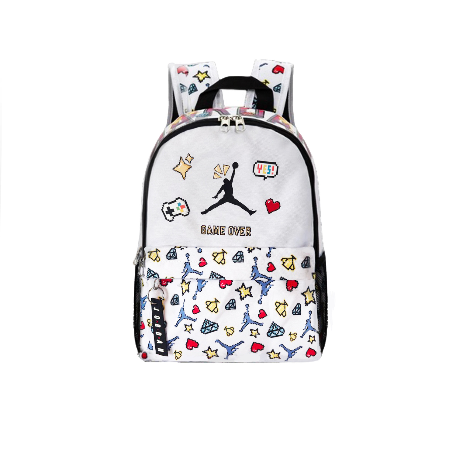 Jordan Полиэстеровый повседневный рюкзак унисекс белый, White
Jordan Полиэстеровый повседневный рюкзак унисекс белый, White