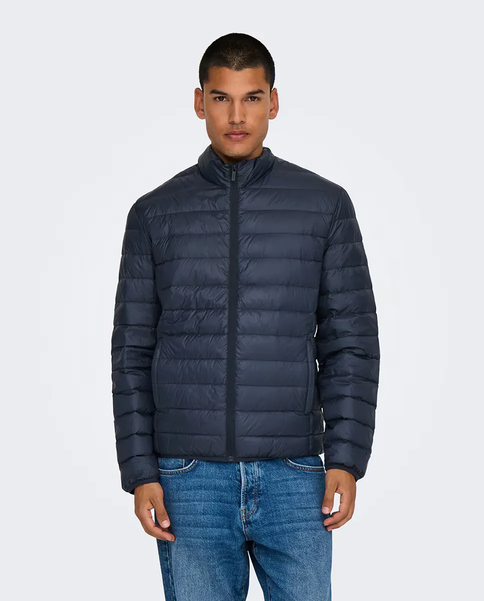 Мужской пуховик Only & Sons, синий
Мужской пуховик Only & Sons, синий