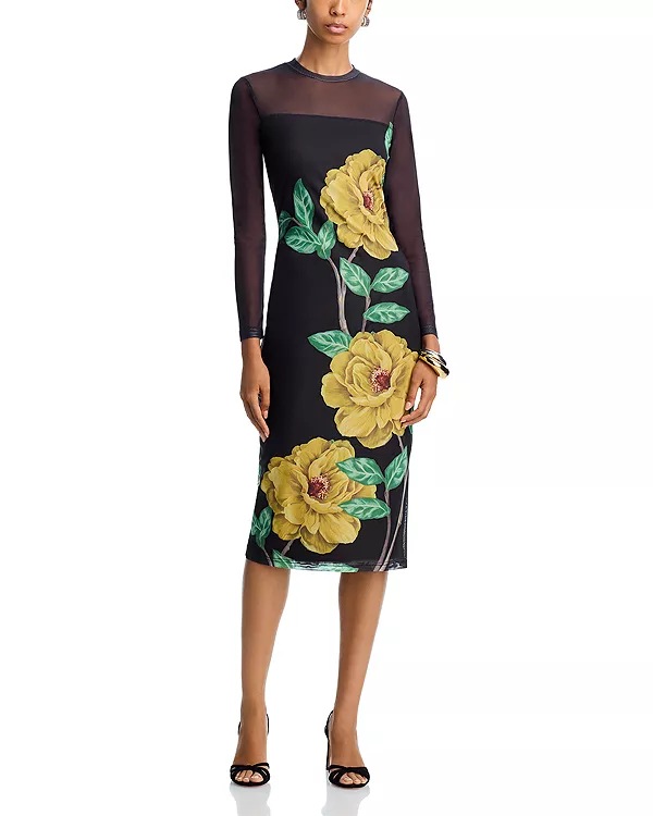 Сетчатое платье миди с цветочным принтом - эксклюзив Aqua, мультиколор
Сетчатое платье миди с цветочным принтом - эксклюзив Aqua, мультиколор