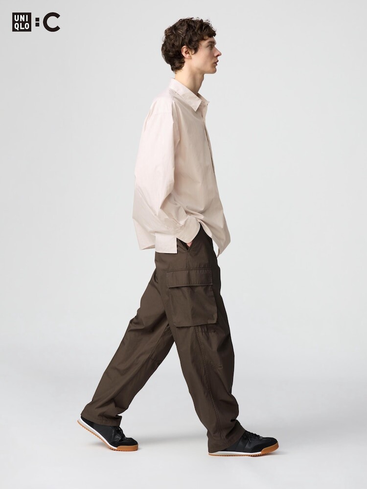 Широкие брюки-карго Uniqlo, коричневый
Широкие брюки-карго Uniqlo, коричневый