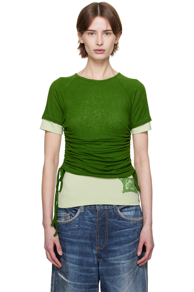 Футболка с многослойным подолом Cindy Andersson Bell, зеленый
Футболка с многослойным подолом Cindy Andersson Bell, зеленый