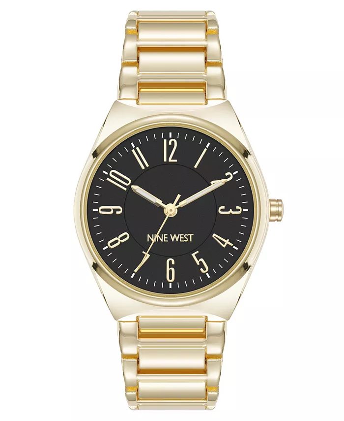 Женские часы Quartz с легкочитаемым циферблатом в черно-золотых тонах из металлического сплава, 34 мм Anne Klein
Женские часы Quartz с легкочитаемым циферблатом в черно-золотых тонах из металлического сплава, 34 мм Anne Klein