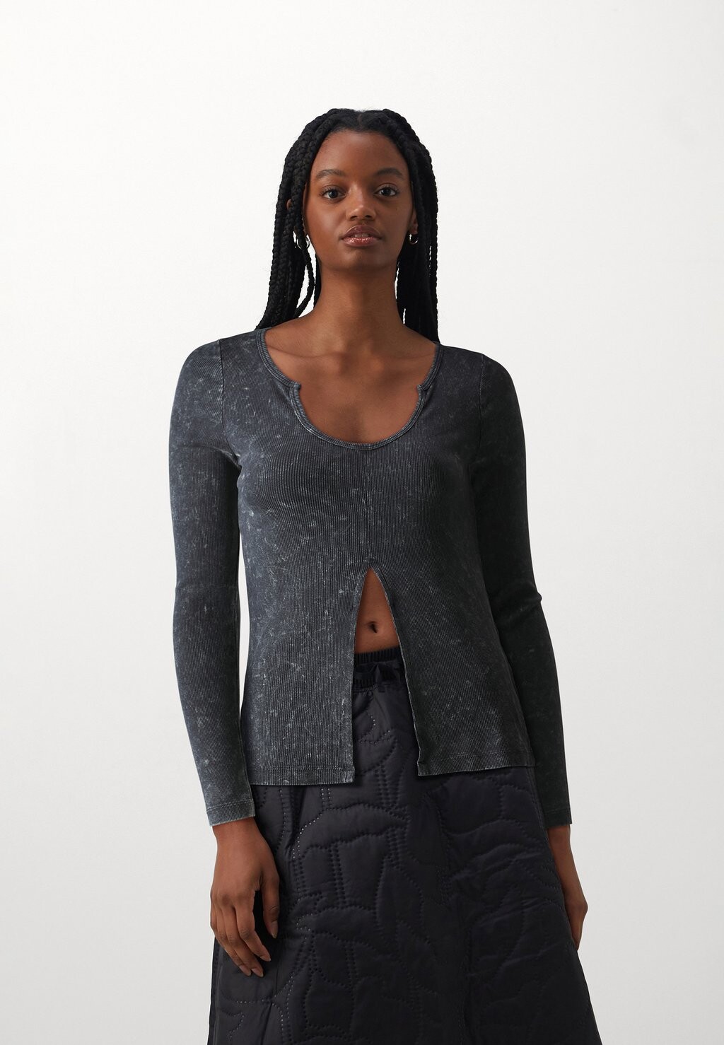 Футболка с длинным рукавом Even&Odd, антрацит
Футболка с длинным рукавом Even&Odd, антрацит