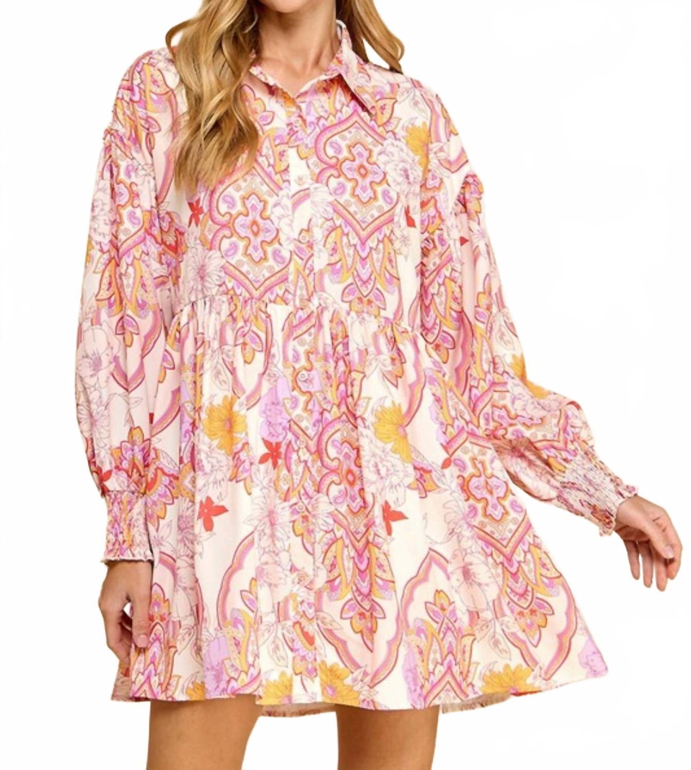 Многоцветное платье-рубашка с принтом TCEC, мультиколор
Многоцветное платье-рубашка с принтом TCEC, мультиколор