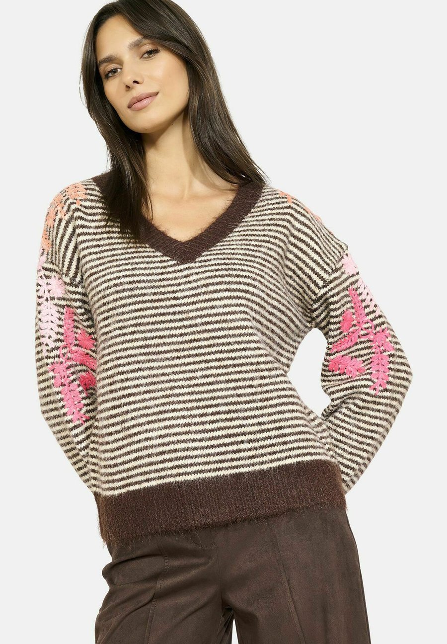 Джемпер LolaLiza STRIPED EMBROIDERED , Brown Dark Chocolate/Brown
Джемпер LolaLiza STRIPED EMBROIDERED , Brown Dark Chocolate/Brown