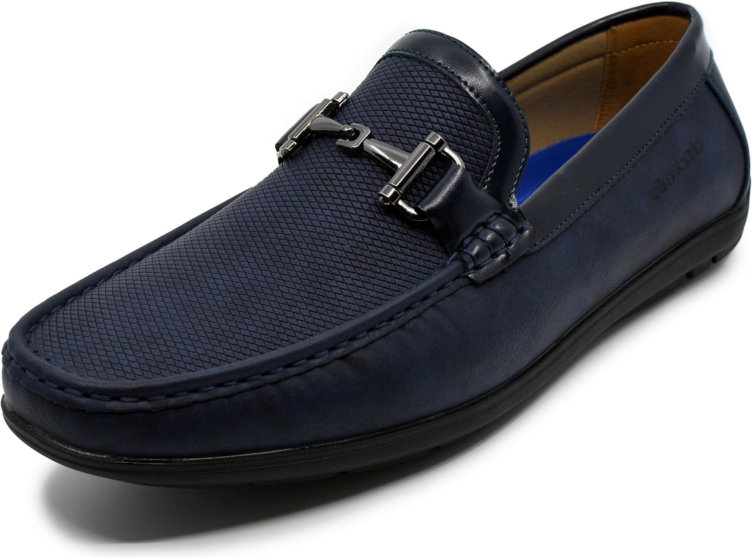 Мужские текстурированные слипоны для вождения AKADEMIKS с эффектом памяти, повседневные и классические туфли, темно-синий
Мужские текстурированные слипоны для вождения AKADEMIKS с эффектом памяти, повседневные и классические туфли, темно-синий