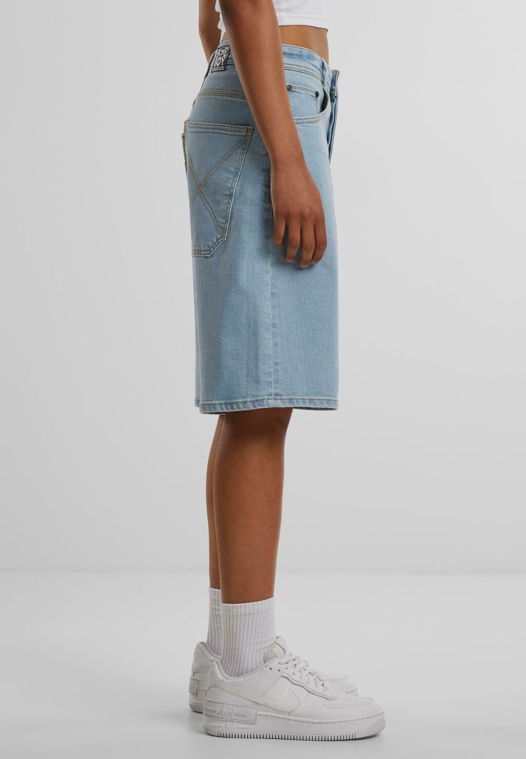 Джинсовые шорты X TRA MONSTER Homeboy, цвет Bleached Denim 
Джинсовые шорты X TRA MONSTER Homeboy, цвет Bleached Denim