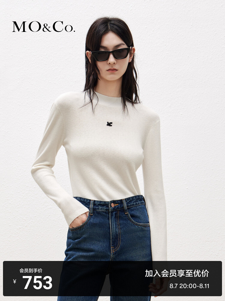 Обтягивающий шерстяной свитер Moco для женщин, черный
Обтягивающий шерстяной свитер Moco для женщин, черный