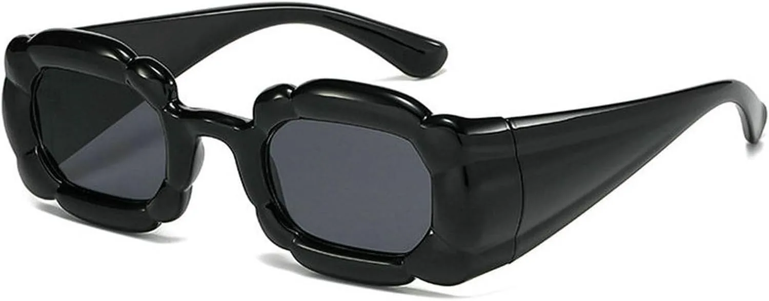 Солнцезащитные очки COTIA Unique Square Y2K для женщин и мужчин, модные панк-очки с надувным дизайном, конфетного цвета, нестандартной формы и широкими дужками, Black
Солнцезащитные очки COTIA Unique Square Y2K для женщин и мужчин, модные панк-очки с надувным дизайном, конфетного цвета, нестандартной формы и широкими дужками, Black