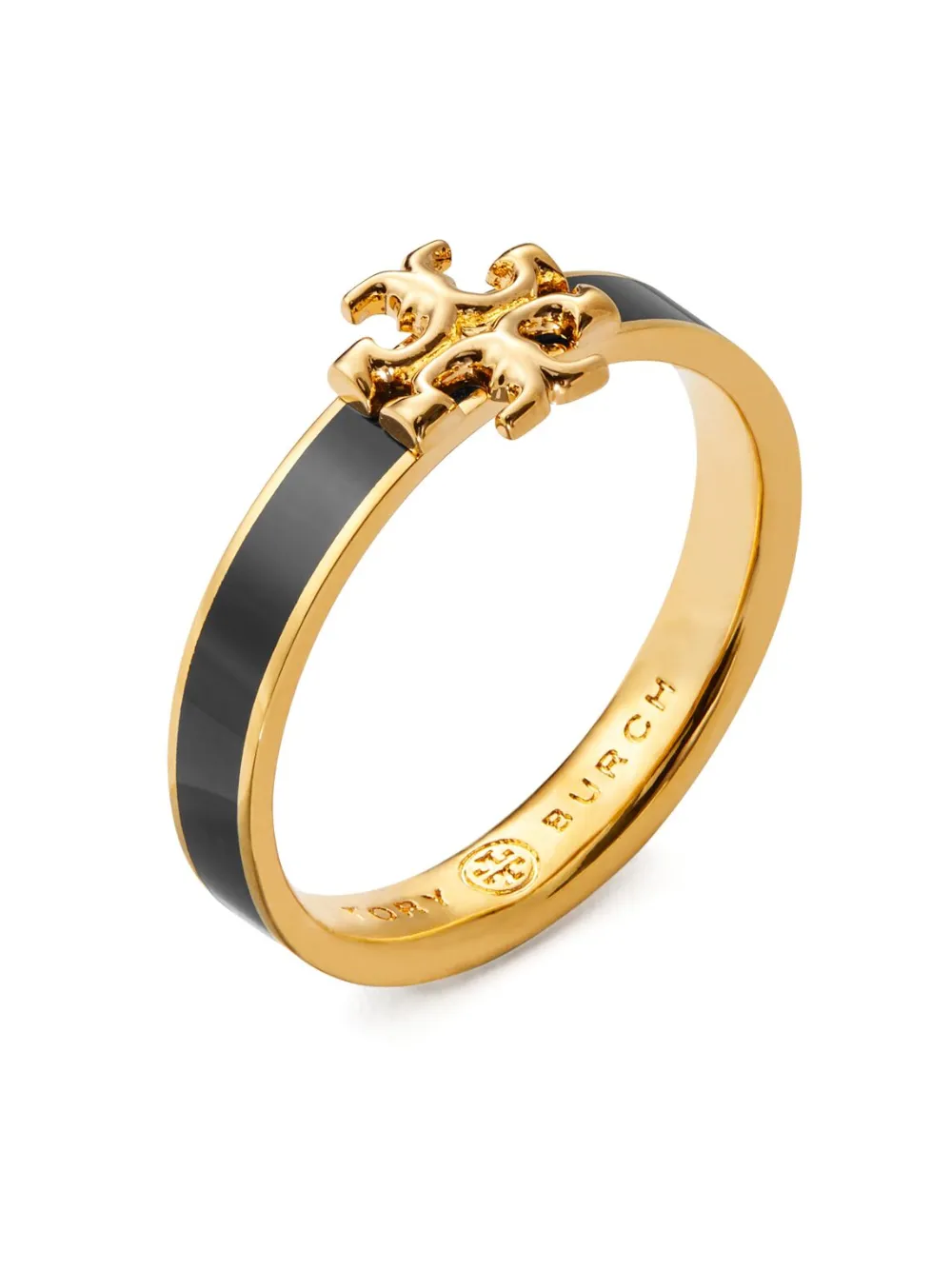 Эмалированное кольцо Kira Tory Burch, черный
Эмалированное кольцо Kira Tory Burch, черный